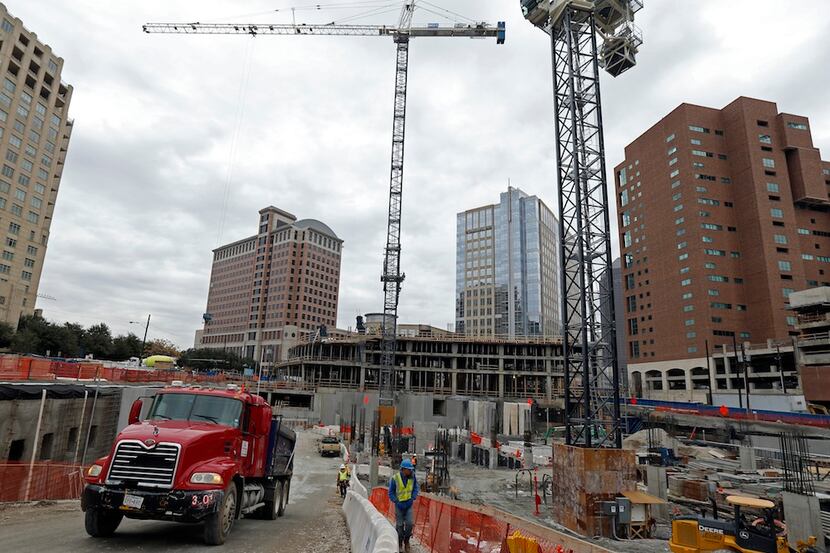 Almost 9 million square feet of office space is now being built in North Texas. (Nathan...