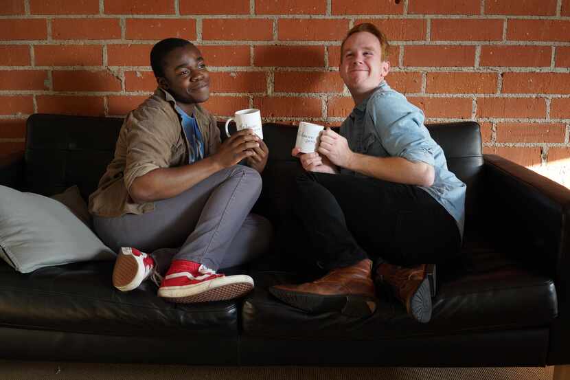 The Gilmore Guys, Demi Adejuyigbe (left) and Kevin Porter.