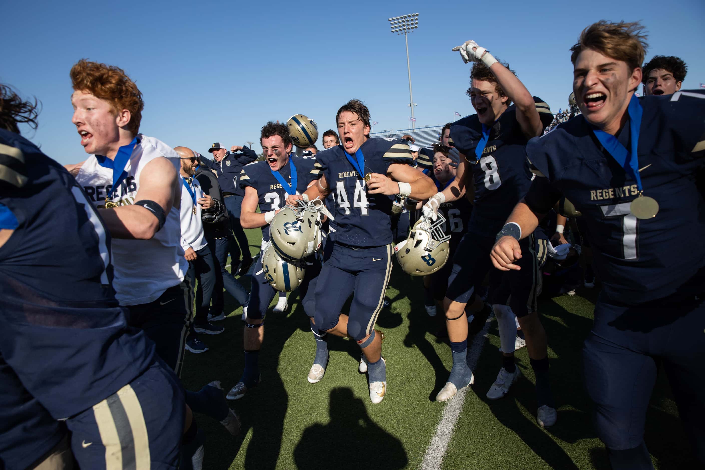 During the second half of a TAPPS Division II state championship game against Dallas...