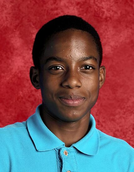 Jordan Edwards in his Mesquite High School yearbook portrait