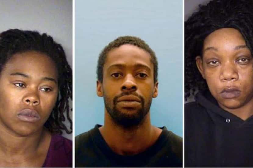  Cheryl Reed (left), Deandre Dorch and Porucha Phillips are charged in the case.