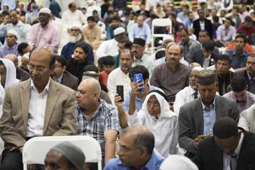 Muslims attended an Eid-ul Adha celebration at the Dallas Convention Center last September....