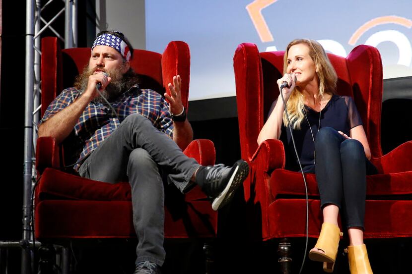 Willie and Korie Robertson of the reality television show "Duck Dynasty" were interviewed...
