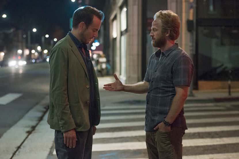 David Sullivan, right, and Will Arnett star in Netflix's "Flaked."