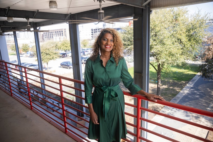 CitySquare CEO Annam Manthiram at the Opportunity Center campus Feb. 21.  She movedto Dallas...