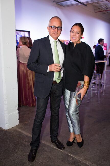 Bernard and Michelle Nussbaumer at Dallas Contemporary in 2013. (Mei-Chun Jau/Special...