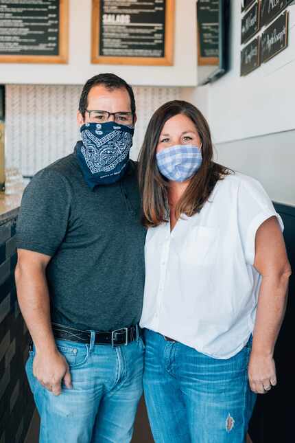 Kevin and Jenny Galvan co-own four Haystack Burgers in Dallas-Fort Worth. One more is...