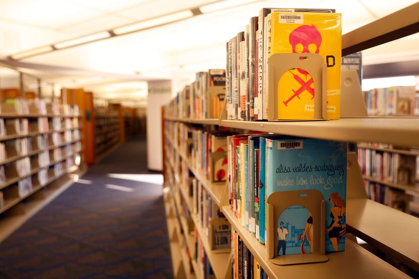 An interior view of the J. Eric Jonsson Central Public Library in downtown Dallas, Friday,...