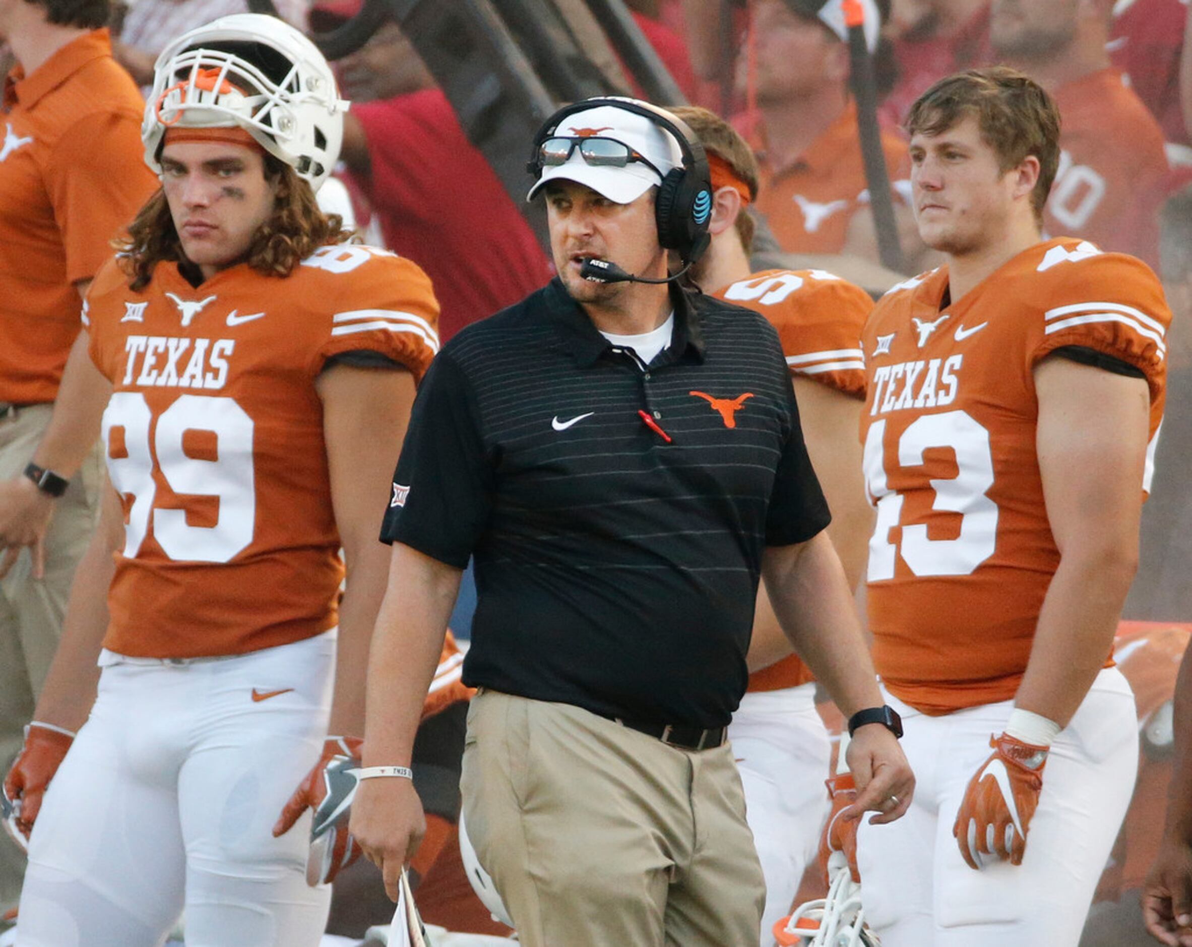 Ex-Longhorns HC Tom Herman visits Texas roots as return to