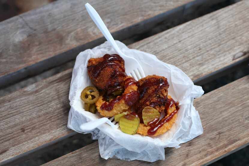 EXTRA: We sampled the deep-fried smoked brisket along with the eight finalists. It wasn't a...