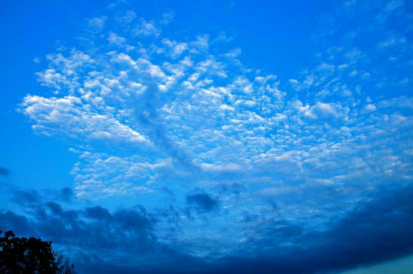 "Sea or Sky, you decide" by Linda Dyer Kennedy captures the dusk sky at Stevens Park Golf...