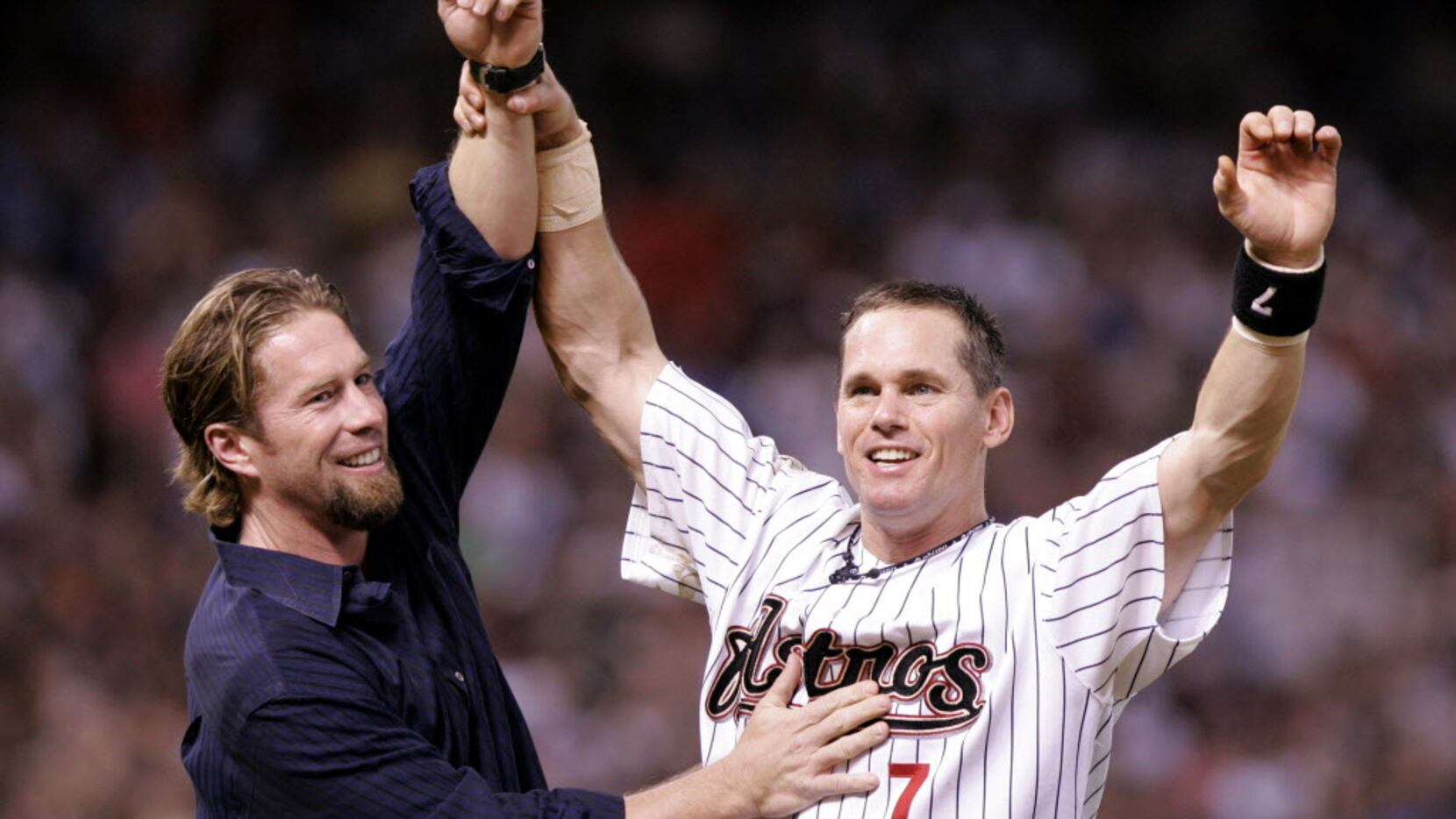 Jeff Bagwell, Craig Biggio inducted to Houston Hall of Fame