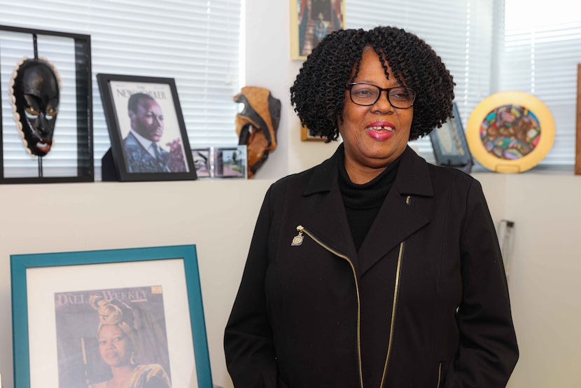 Diane Ragsdale poses for a portrait in her office at Innercity Community Development in...