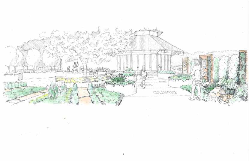 
The Leach Teaching Gardens at Texas A&M University will include an herb garden
