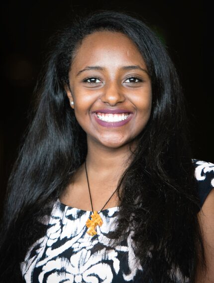 Getsy Aredo at the Dallas Mayor's Intern Fellows Program celebratory lunch at the Omni...