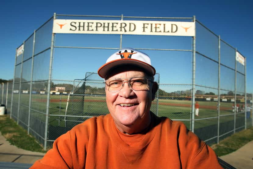FILE — David Shepherd, W.T. White baseball coach, pictured at the W.T. White baseball field...