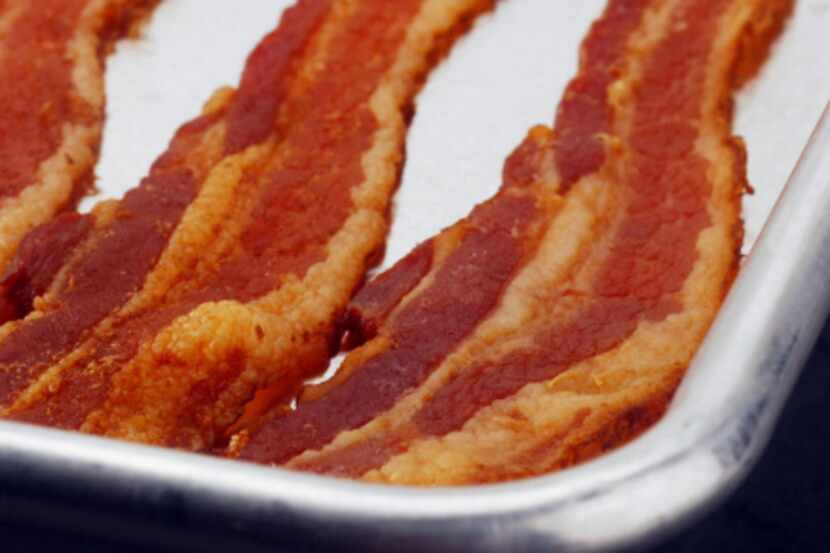Oven-fried bacon