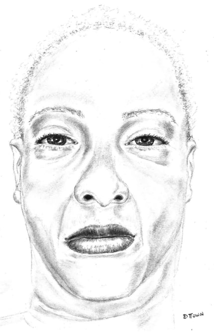 Police released a sketch of the dead woman.