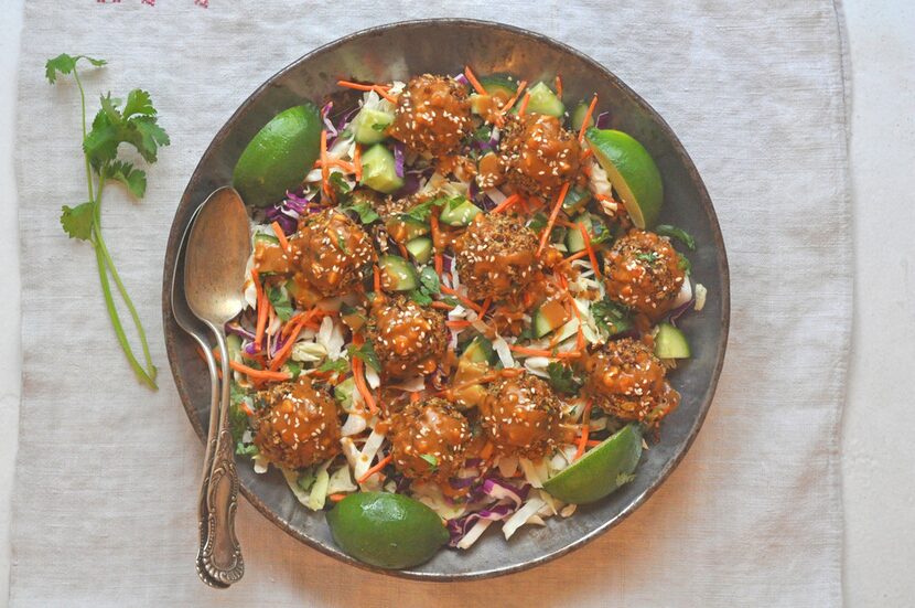 Cauliflower Asian-Style Veggieballs 