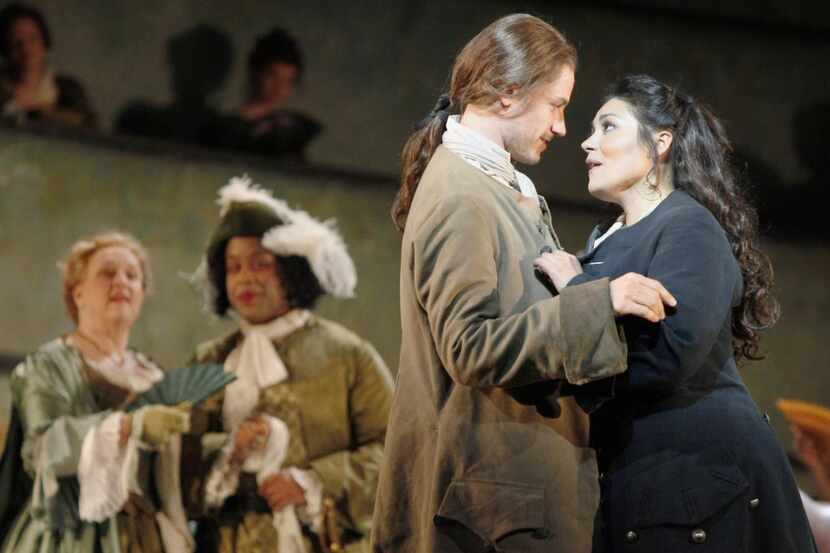 
Edwin Crossley-Mercer supplied a well-focused baritone for Lescaut, while Ailyn Pérez...