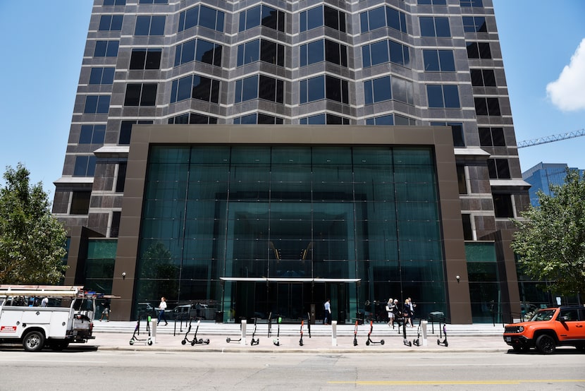 Goldman Sachs has more than 1,000 workers at the Trammell Crow Center on Ross Avenue in...