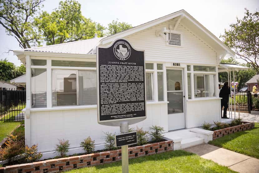 The exterior of the Juanita Craft Civil Rights House and Museum in Dallas on Saturday, May...