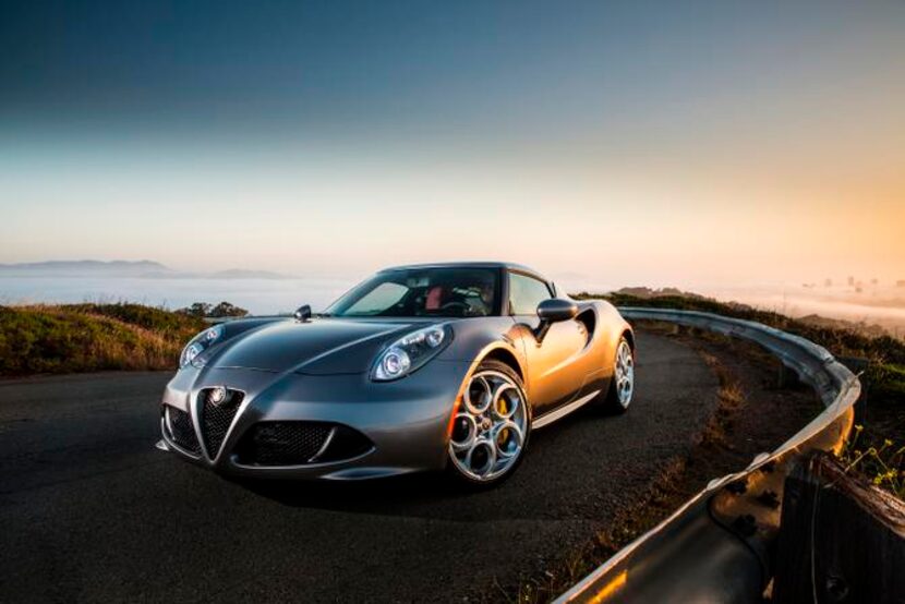 
The 2015 Alfa Romeo 4C is a stripped-down sports car that is magic on a track.
