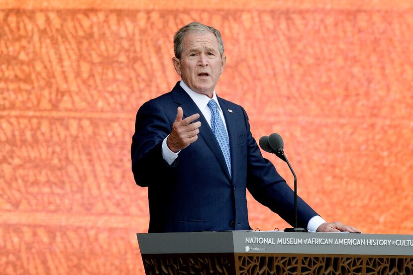 Former President George W. Bush hasn't declared who will win his vote for president in...