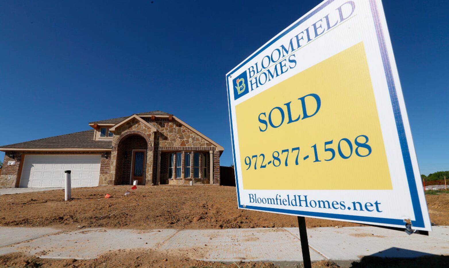 Houses are selling in the Hagan Hill development in Mesquite. (Jae S. Lee/The Dallas Morning...