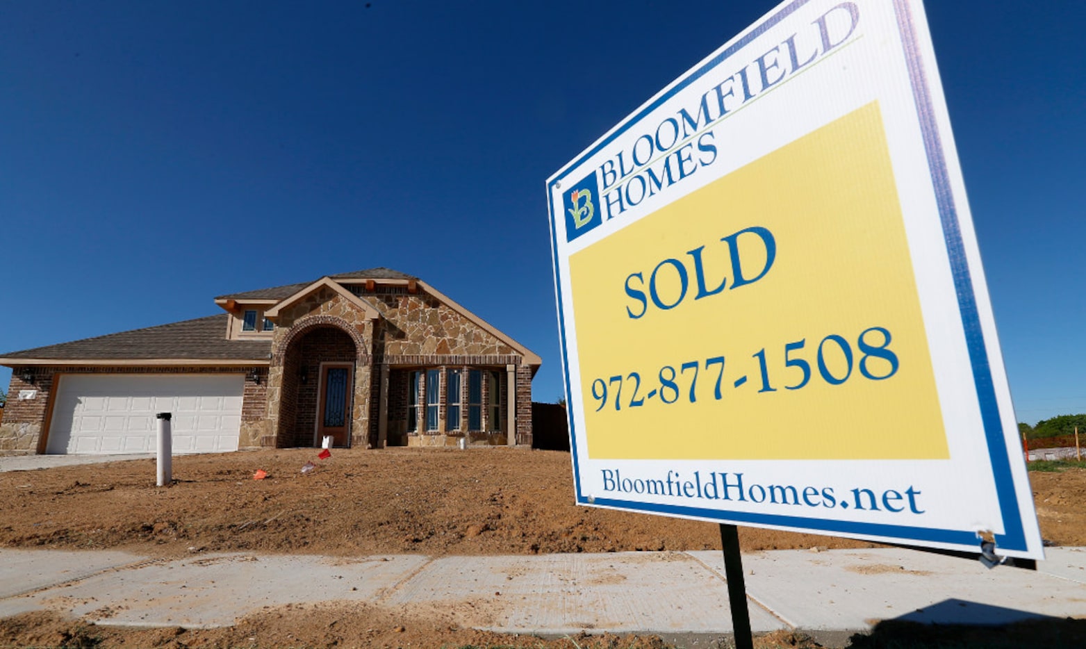 Houses are selling in the Hagan Hill development in Mesquite. (Jae S. Lee/The Dallas Morning...