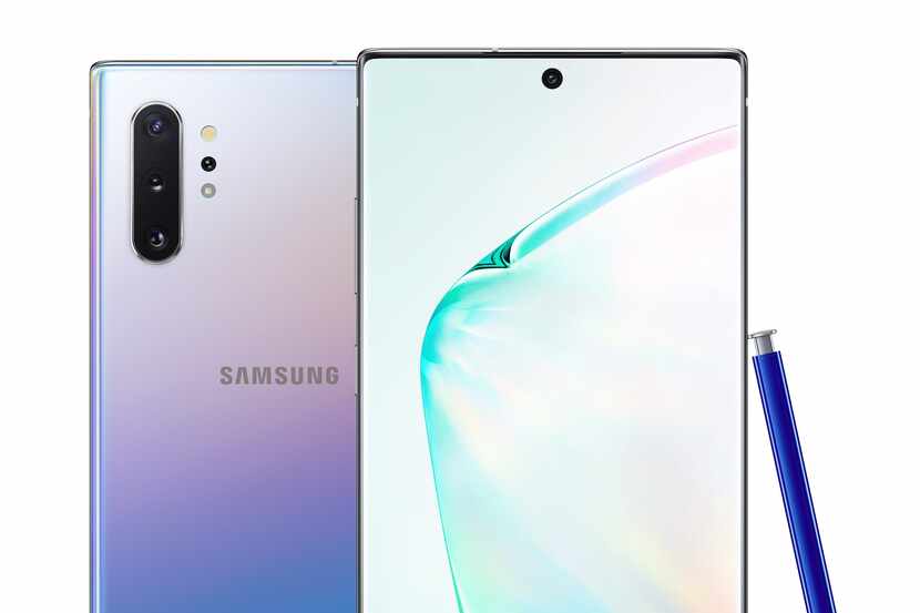 From the outside, the Samsung Galaxy Note 10+ looks a lot like last year's Note 9.