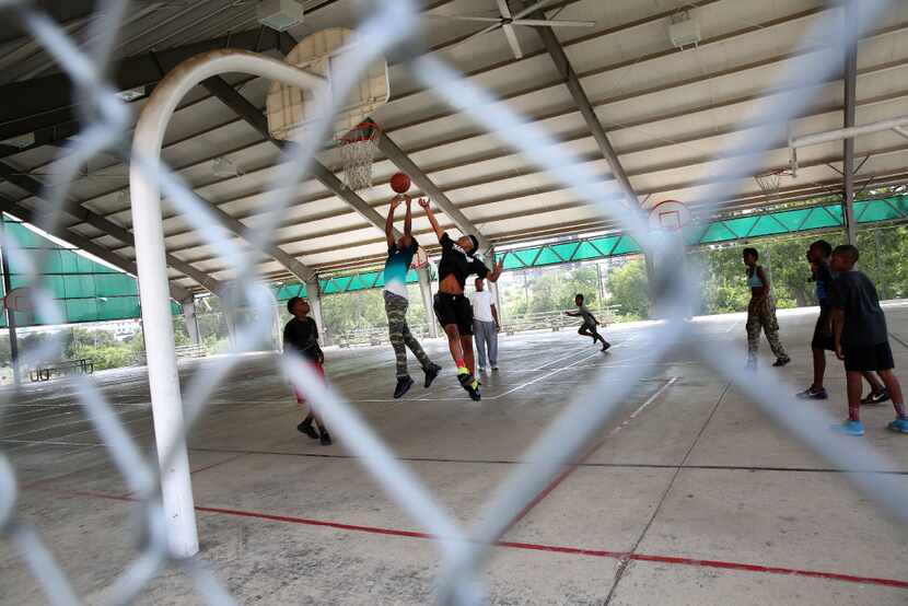 Kids took to the court last week at the Willie B. Johnson Recreation Center in the Hamilton...