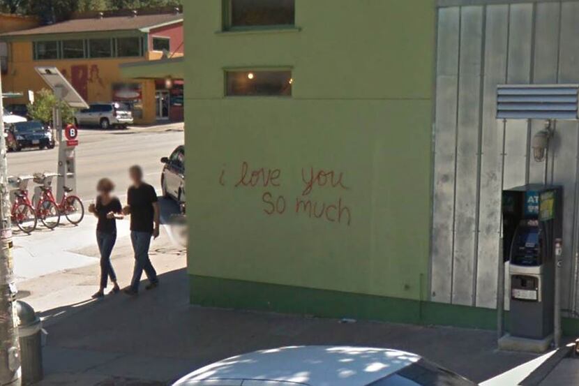 The "i love you so much" mural in Austin has become a popular spot for photo ops for natives...