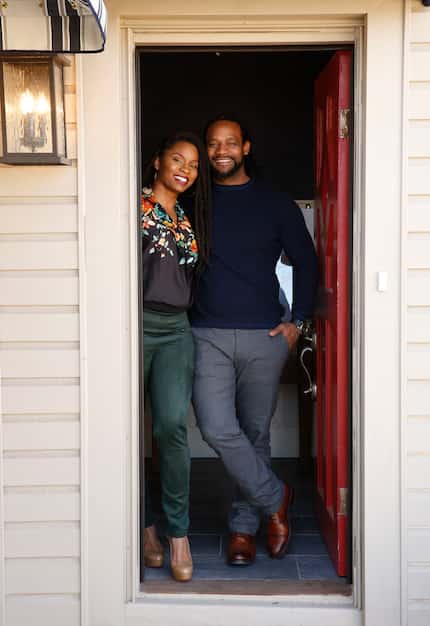 Come on in! It's Ashley and Andy Williams at a home they recently renovated in Fort Worth.