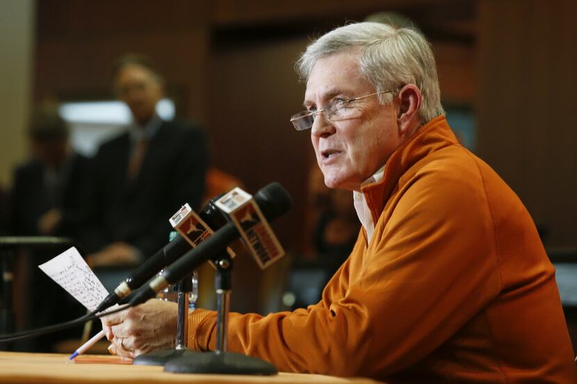 Mack Brown announces that he is stepping down as head football coach at the University of...