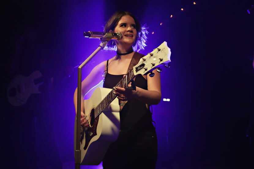 Maren Morris performs a private concert for SiriusXM at The McKittrick Hotel on September...