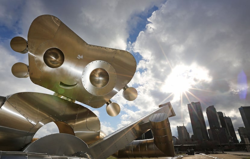 In Deep Ellum, check out Waiting on a Train and the other pieces in the three-part sculpture...