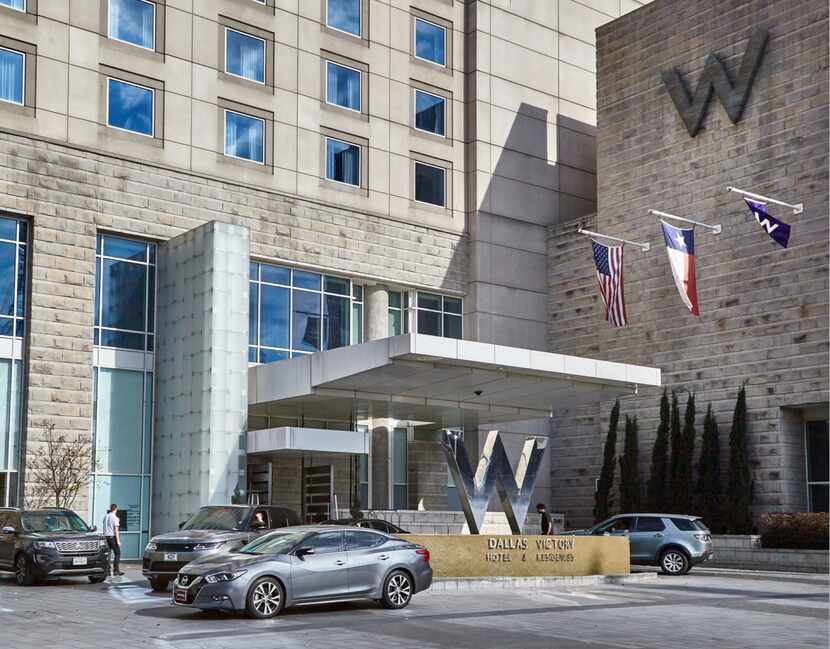 The W Dallas Victory Hotel was one of the first buildings in Victory Park.