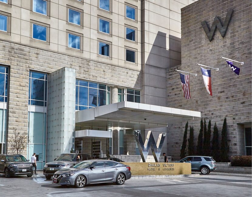 The W Dallas Victory Hotel was one of the first buildings in Victory Park.