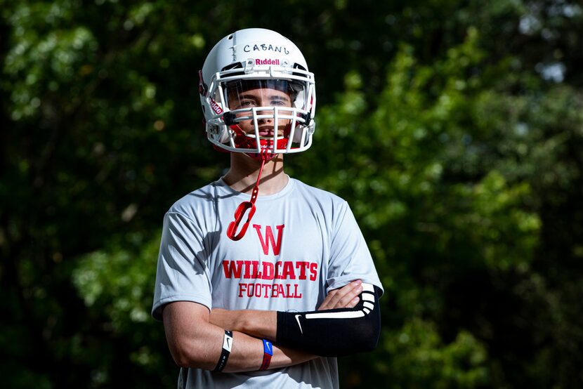 Incoming Woodrow Wilson freshman Nainoa Cabang, who will be playing tackle football for the...