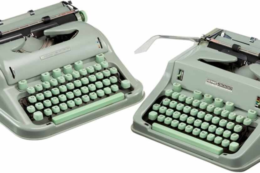 The two typewriters Larry McMurtry used to write "Lonesome Dove."