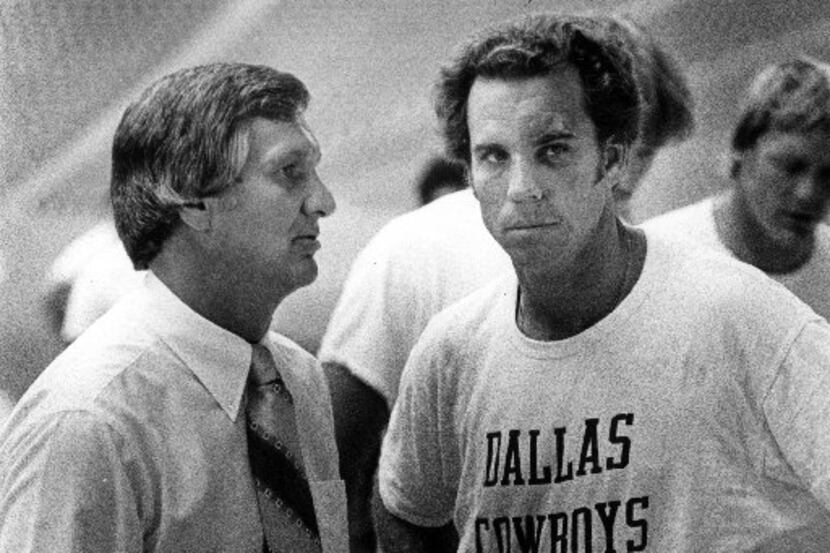 Roger Staubach with Gil Brandt