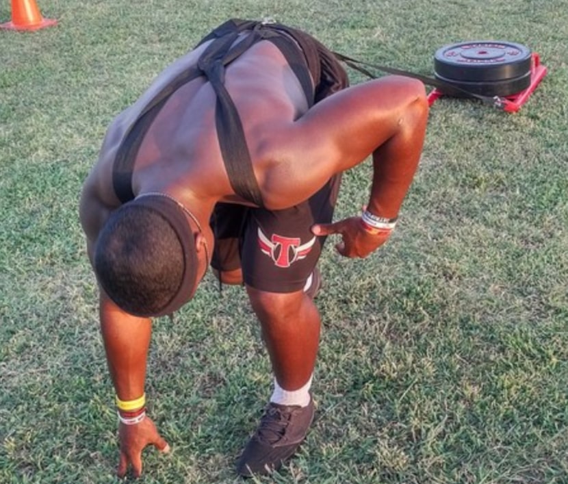 Duncanville running back Keilon Elder worked out frequently this summer with his father, Ray...