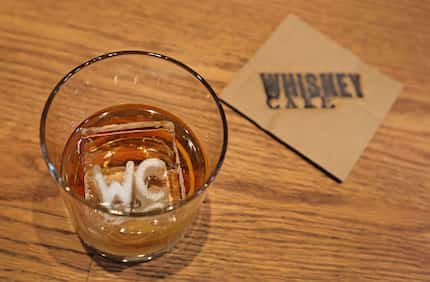 Whiskey Cake doesn't have bar napkins; they use recycled boxes as coasters.