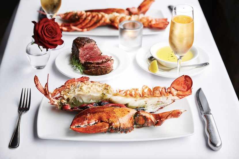 Diners at Al Biernat's in Dallas and Far North Dallas can order surf and turf on Valentine's...
