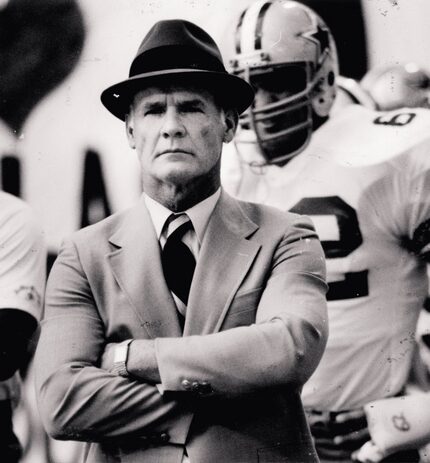 Dallas Cowboys coach Tom Landry