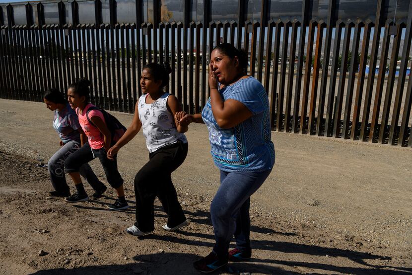 After crossing the Rio Grande from Mexico into the United States, Karla Yadira Rivera, 36,...
