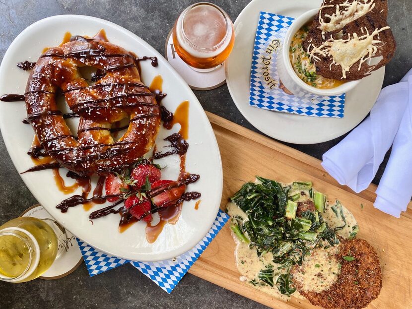 Meddlesome Moth in Dallas is offering an Oktoberfest menu featuring Oktoberfest beer...