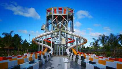 Banzai Pipeline is a choose-your-own-adventure set of water slides expected to open at...