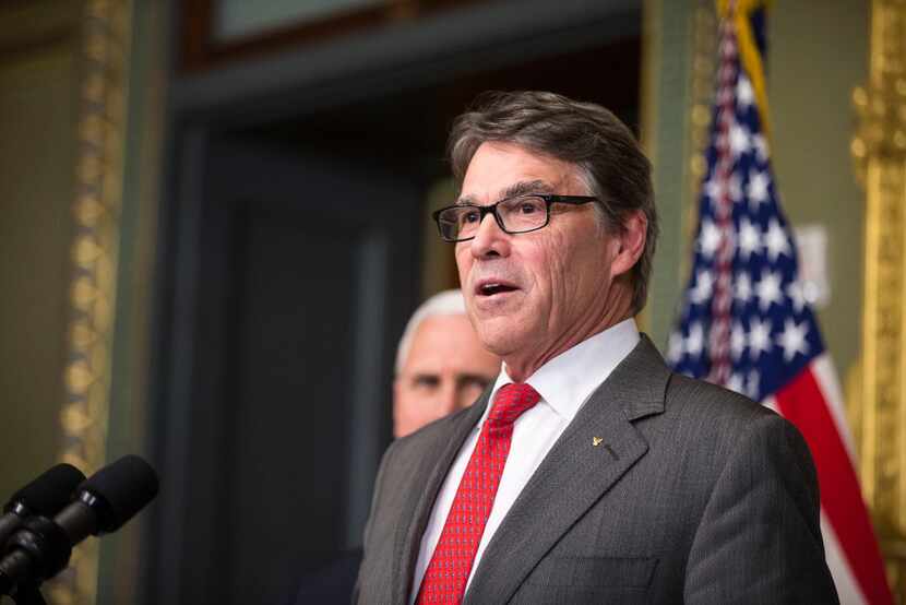 Energy Secretary Rick Perry has said he wants to make North America "energy dominant." (Al...